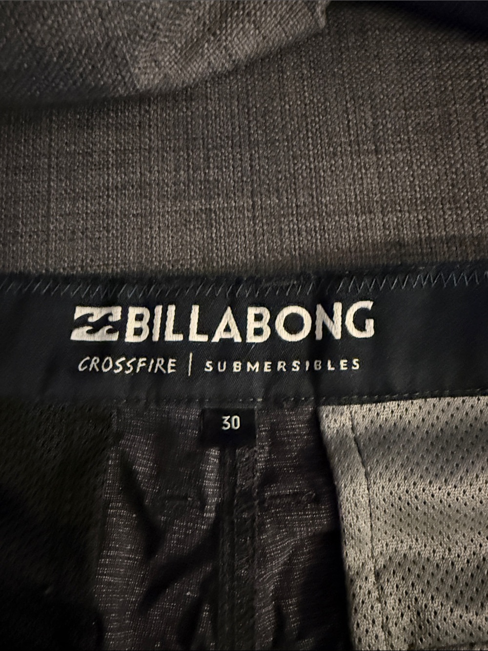 Billabong Men's Charcoal Boardshorts - Dark Gray - Picture 2 of 3